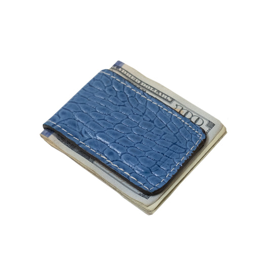 Money clip blue gator overlay