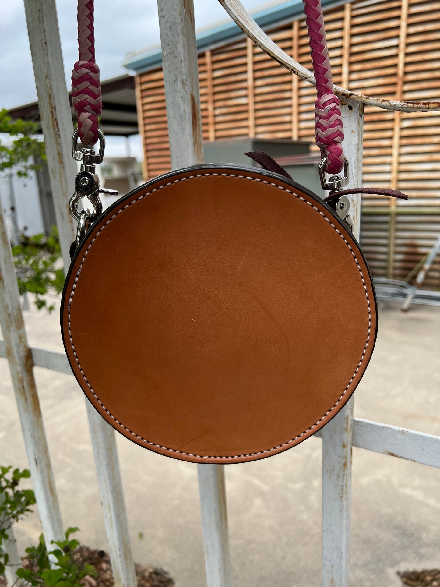 8" Rhinestone Cowgirl Canteen Handbag