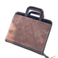 Cowboy Briefcase rough out chocolate leather