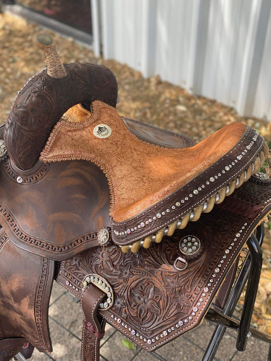 Vintage Glam Barrel Saddle