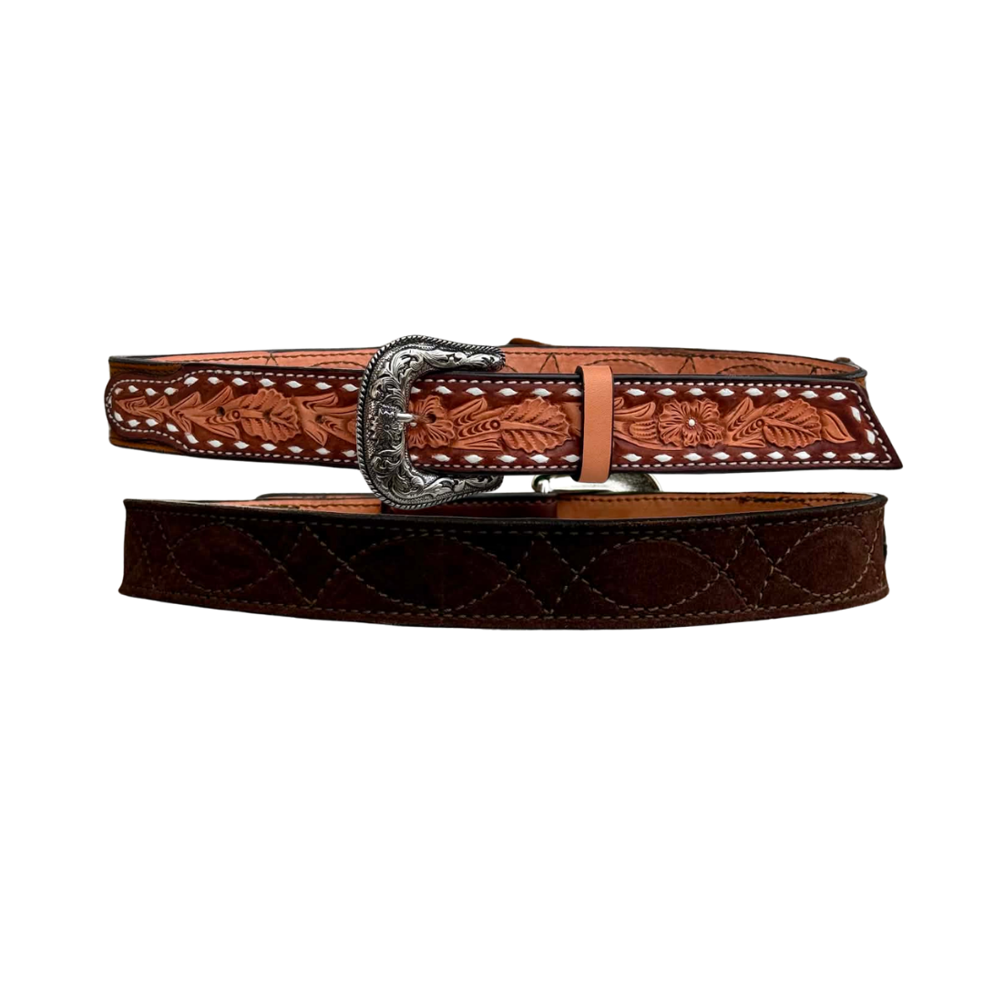 1.5" Straight Cinnamon Gunslinger Belt