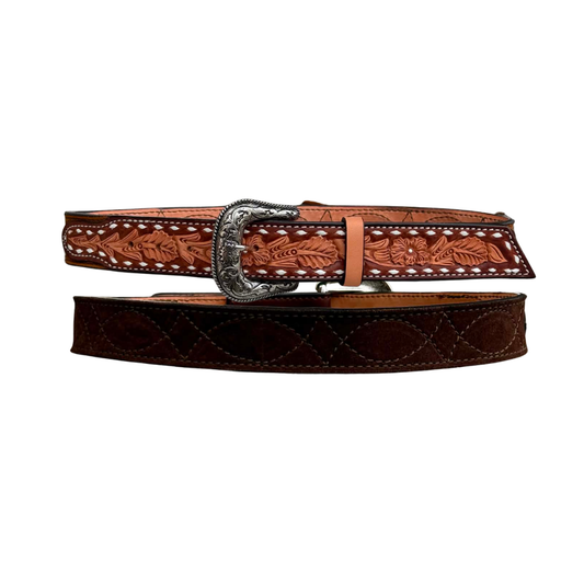 1.5" Straight Cinnamon Gunslinger Belt