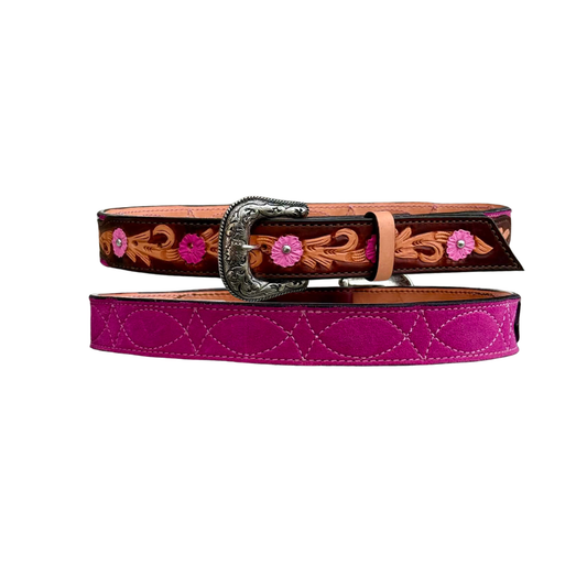 1.5" Straight Malibu Barbie Gunslinger Belt