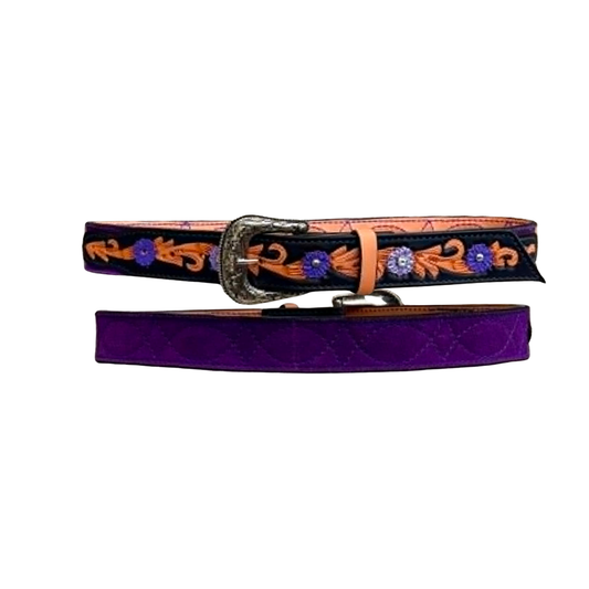 1.5" Straight Purple Collection Gunslinger Belt