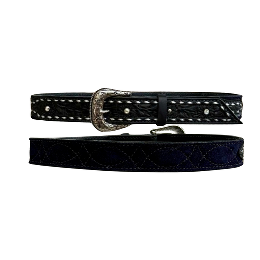 1.5" Straight Knight Cowboy Gunslinger Belt
