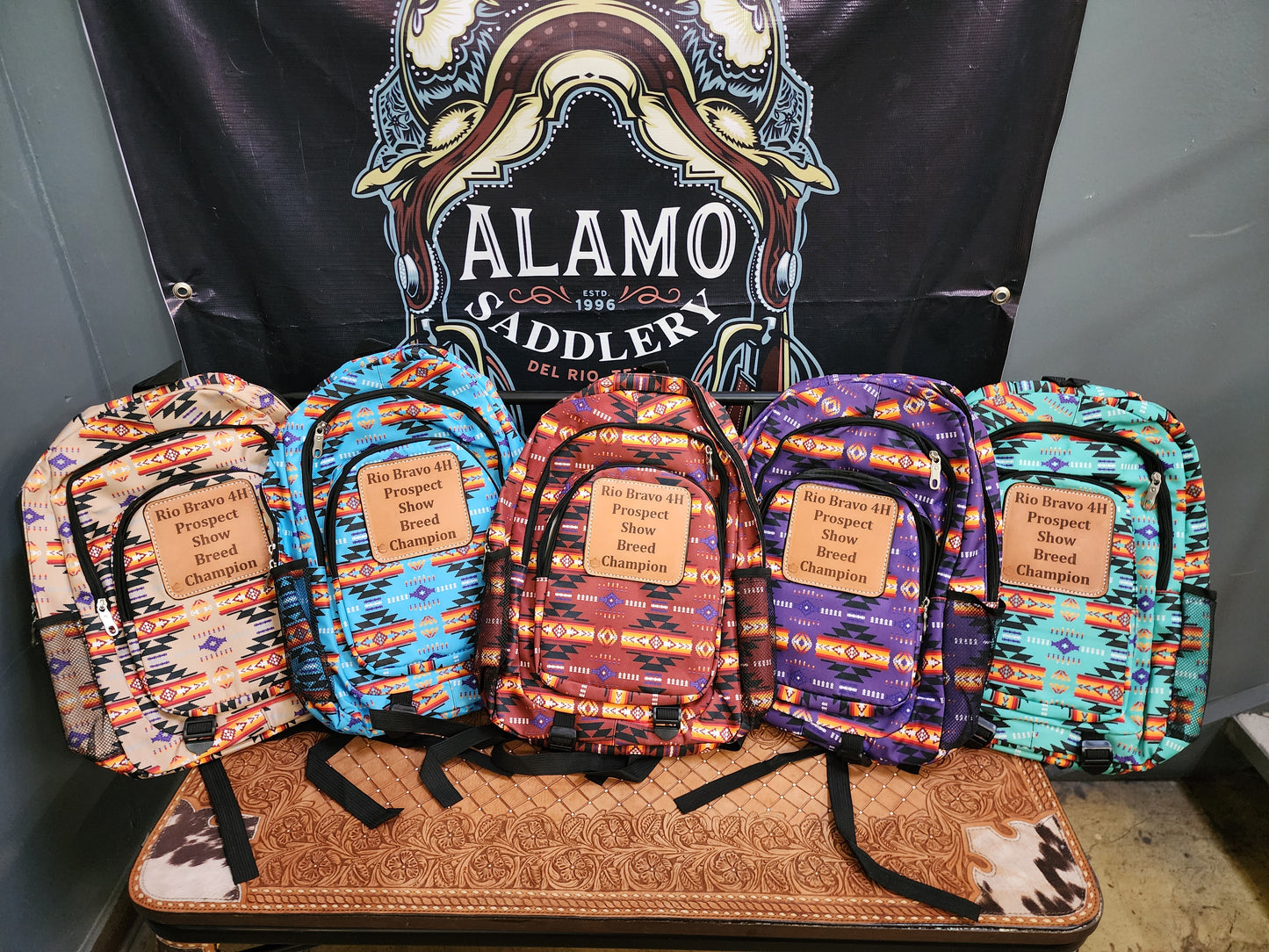 Rodeo Award | Monte Vista Backpack w/ Laser Patch