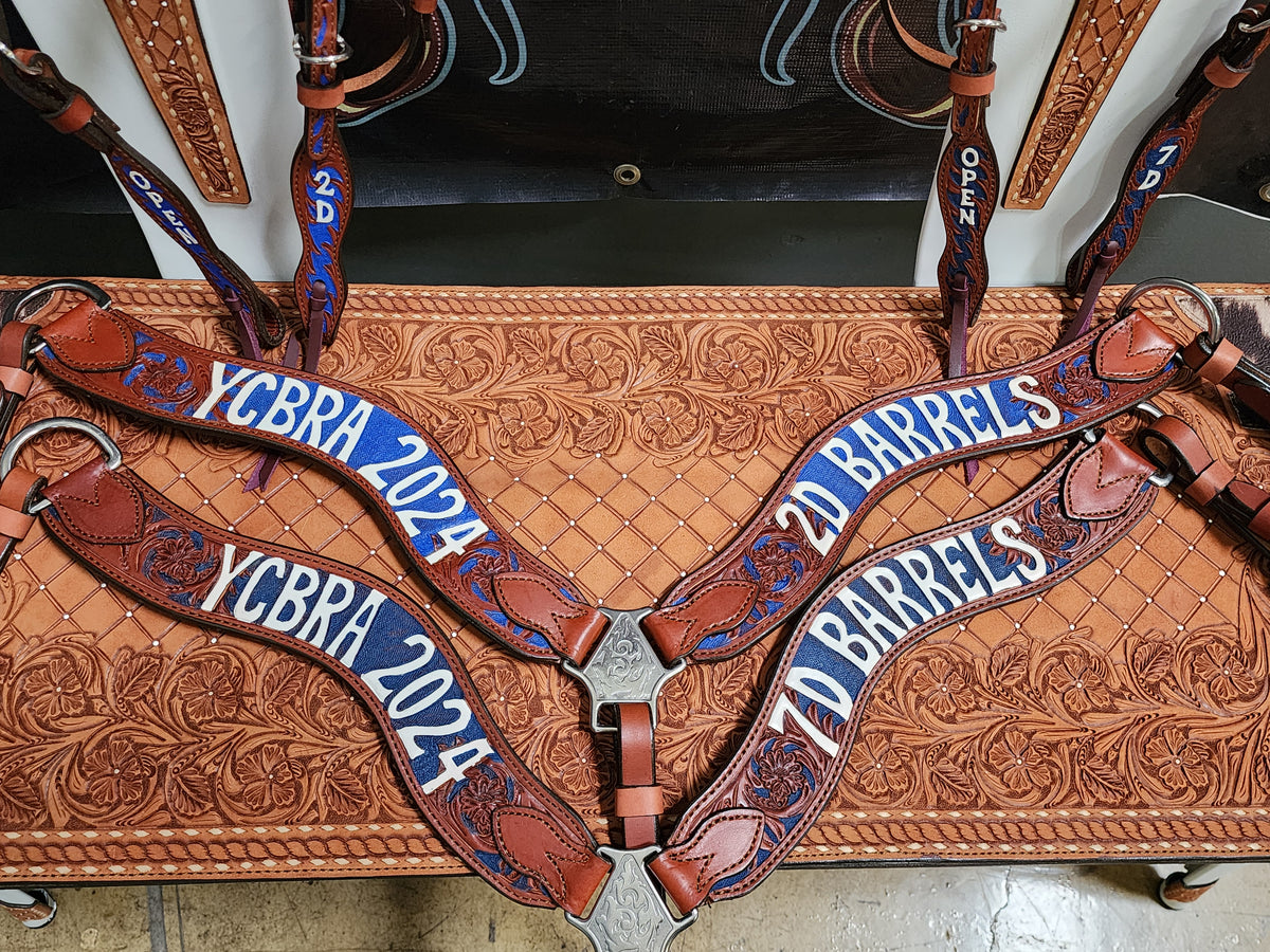 Rodeo Award | 2.5" Wave Breastcollar w/ BGP (18 letters)