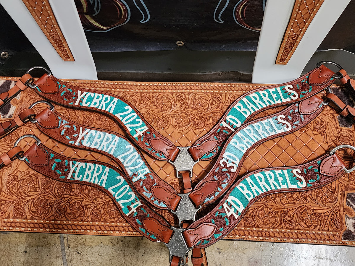 Rodeo Award | 2.5" Wave Breastcollar w/ BGP (18 letters)