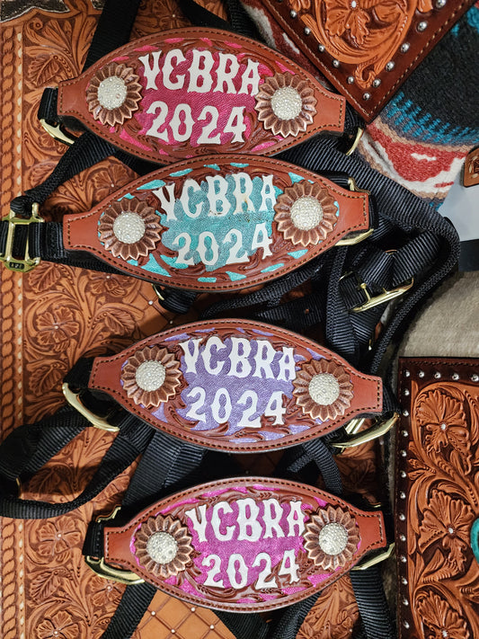 Rodeo Award | Bronc halter full floral tooled w/ conchos
