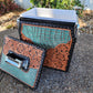 Retro Rodeo Black Cooler- Turquoise Gator