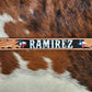 1.5" Straight Texan Belt with Lettering on the back