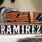 1.5" Straight Texan Belt with Lettering on the back