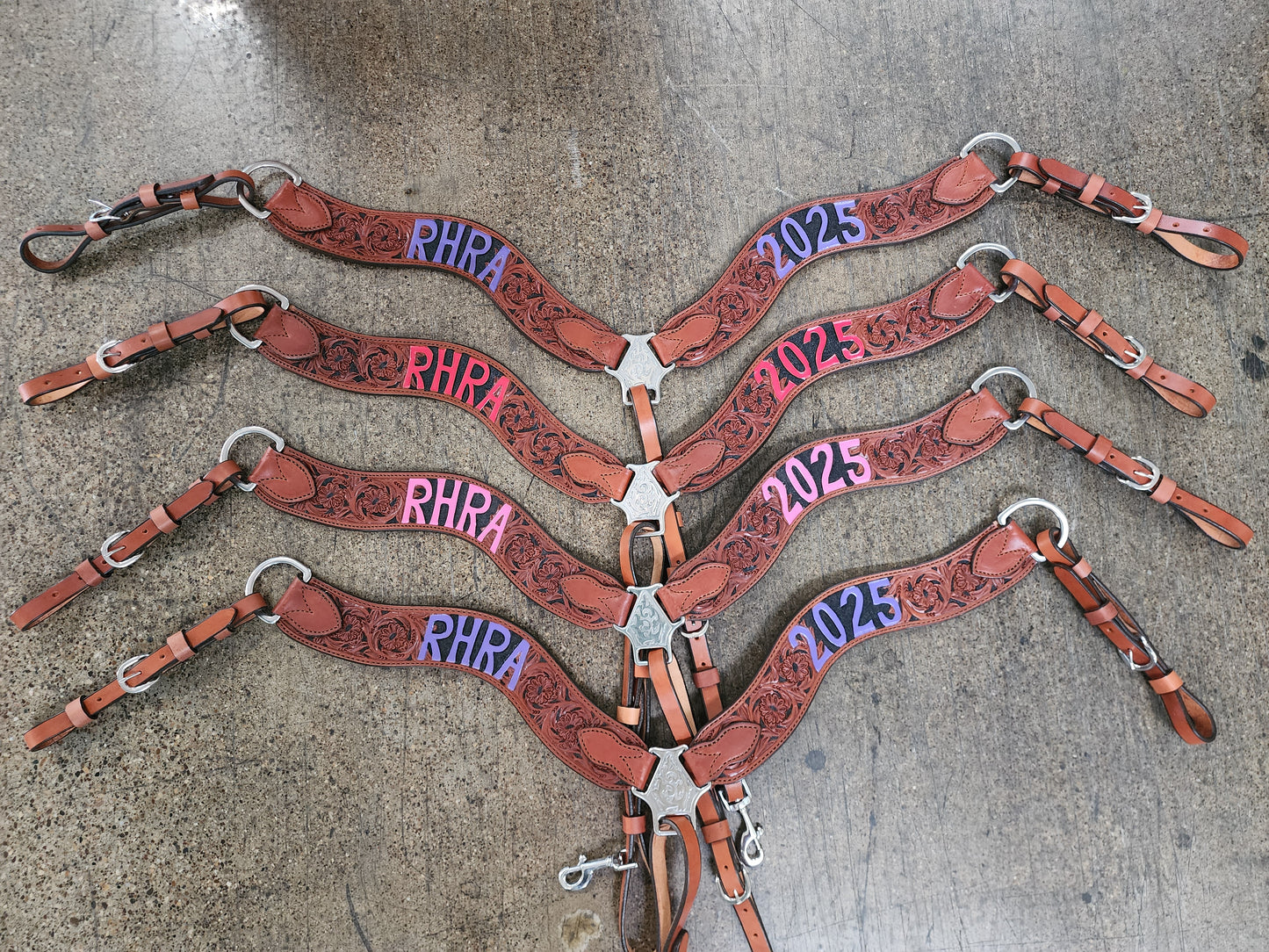 Rodeo Award | 2.5" Wave Breastcollar w/ BGP (8 letters)