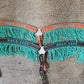 Rodeo Award | 1.75" Contoured Breastcollar with Buckstitch & CURLY Fringe (16)