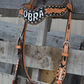 Rodeo Award | 1.5" Wave Browband Floral, BGP & Buckstitch