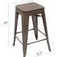(PRE- ORDER) CINNAMON Bar Stools