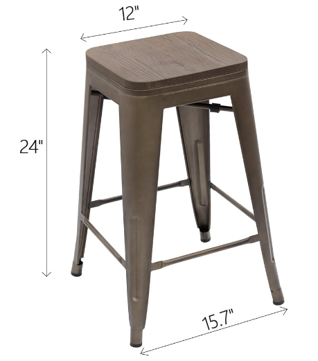 (PRE- ORDER) CINNAMON Bar Stools