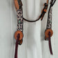 2800- Cheetah 1-1/2" Contour browband headstall