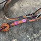 2800-Malibu Barbie 1-1/2" Contour browband headstall