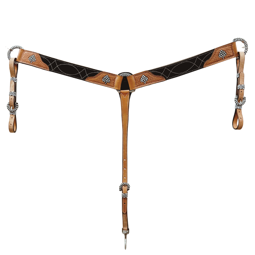 3012- 2" Black Cowboy Stitch