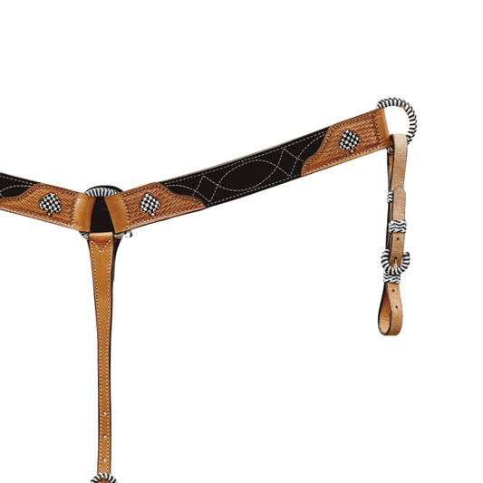 3012- 2" Black Cowboy Stitch