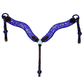 2.5" Wave Breast Collar | 3017 Bandana Purple
