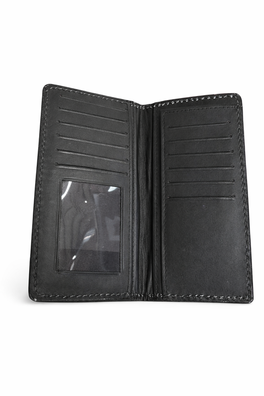 Tall Wallet- Checkred