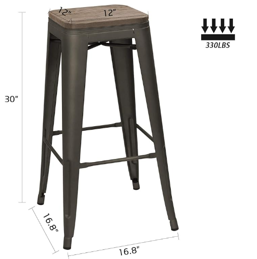 (PRE- ORDER) CINNAMON Bar Stools