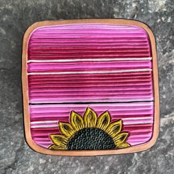 Mini pink jewelry box #27