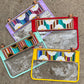 Serape Clear/Stadium  leather tooled bag (WITHOUT strap)