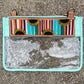 Clear tooled stadium/ travel bag (WITHOUT STRAP)