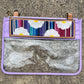 Serape Clear/Stadium  leather tooled bag (WITHOUT strap)