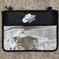 Cowgirl Hat Clear/Stadium  leather tooled bag (WITHOUT strap)