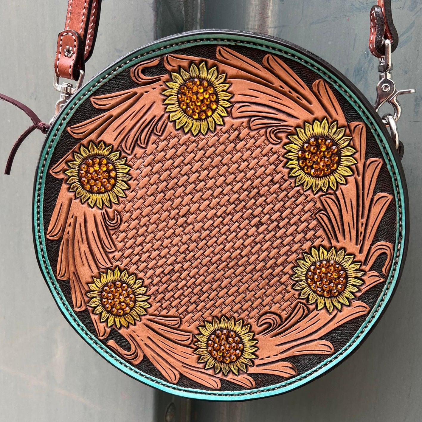 PRE-ORDER ONLY 11" Combo Sunflower Canteen Handbag