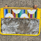 Clear tooled stadium/ travel bag (WITHOUT STRAP)