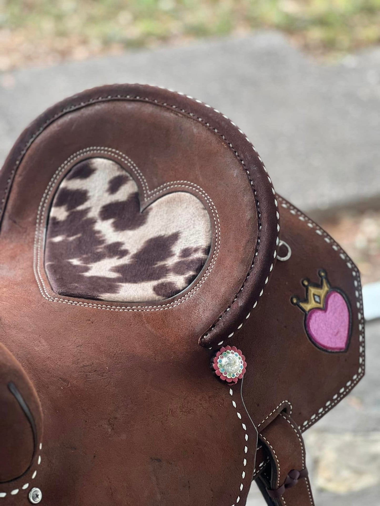 Western Barbie Barrel Saddle