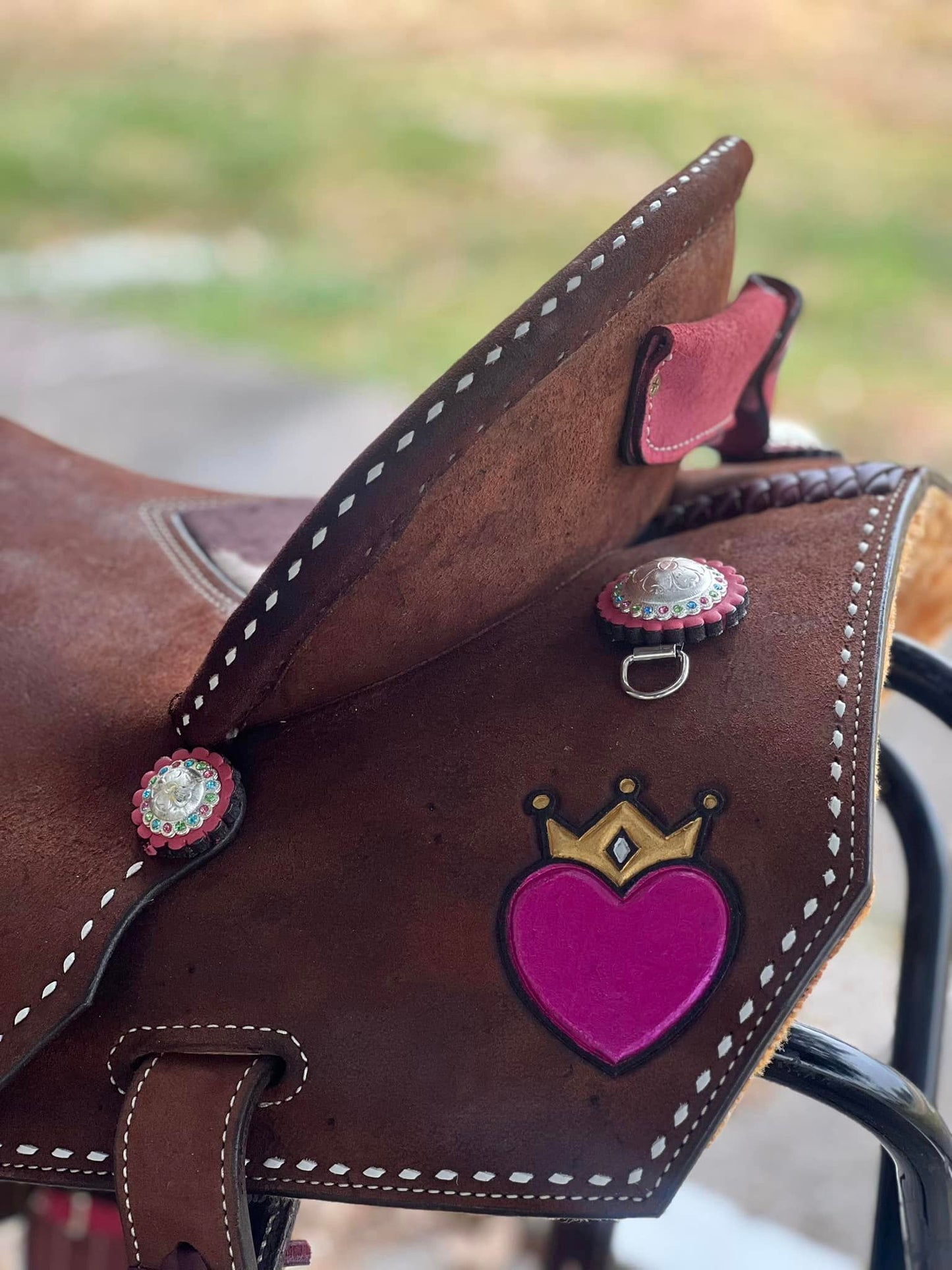 Western Barbie Barrel Saddle