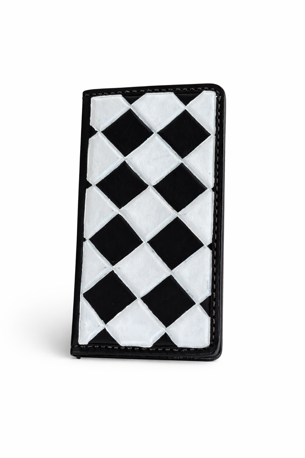 Tall Wallet- Checkred