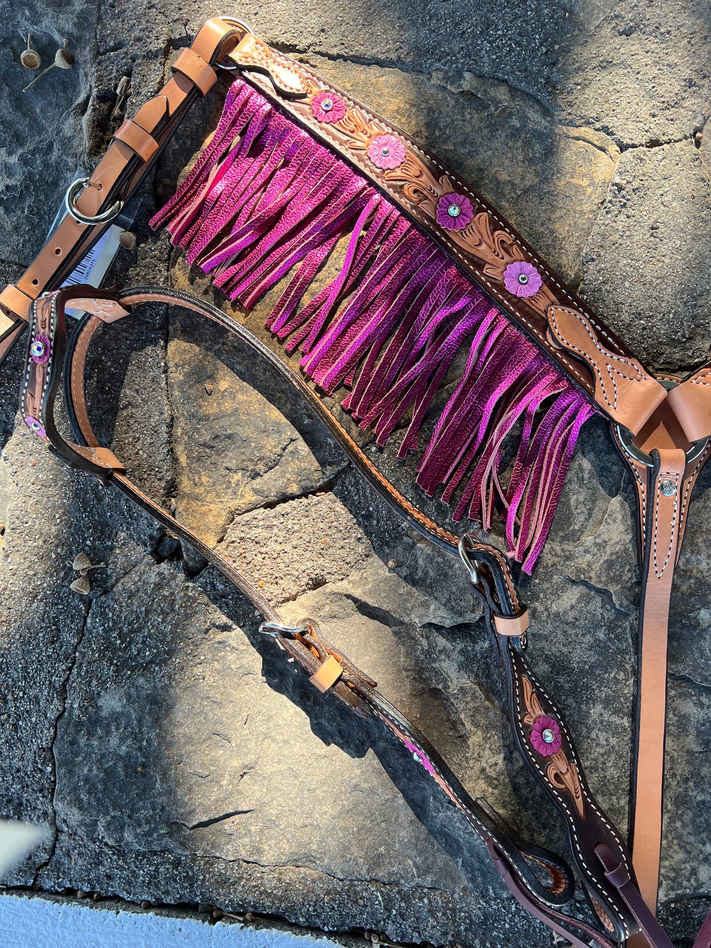 2074-Malibu Barbie 5/8" Wave one ear headstall