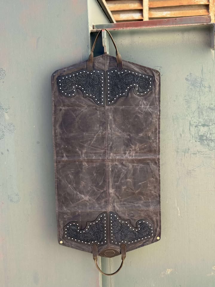 Garment Bag Style #3 in Charcoal