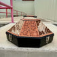 Leather Tooled Hat Can Carrier | Longhorn