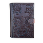 Bible cover chocolate leather cross and floral tooling