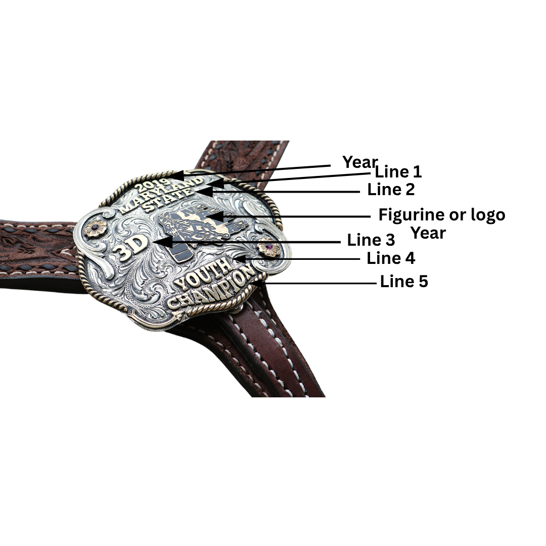 Rodeo Award | Trophy Breastcollar Buckle Style 3