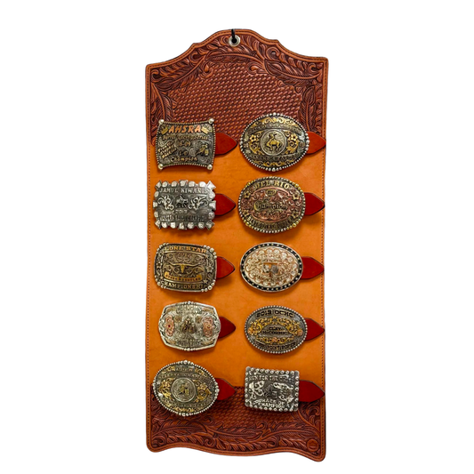 Trophy Buckle Holder | 10 Piece Trophy Buckle Holder