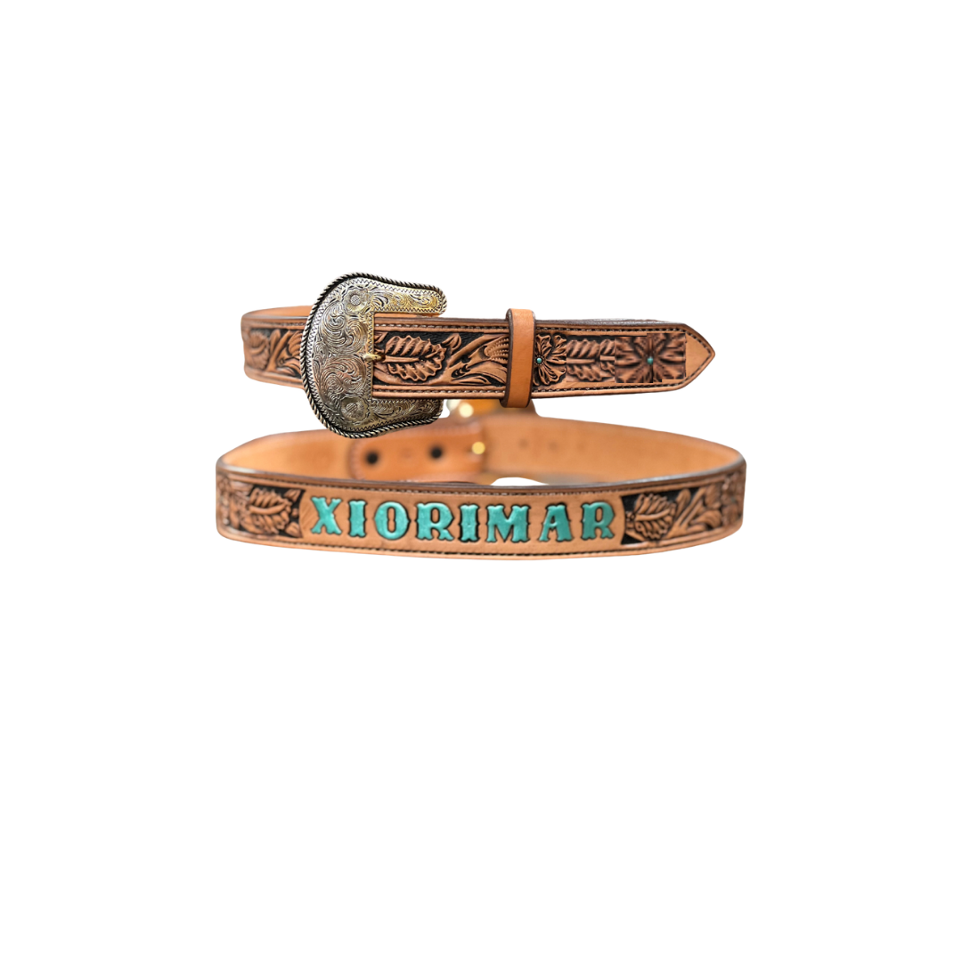 Custom name belt