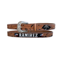 1.5" Straight Texan Belt with Lettering on the back