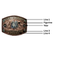 Award Trophy Buckle | Ribbon Buckle #5