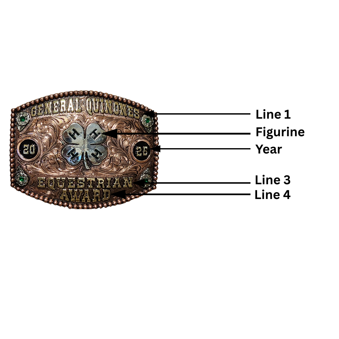 Award Trophy Buckle | Ribbon Buckle #5