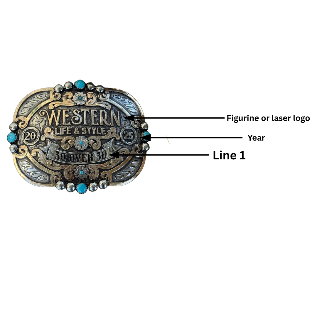 Award Trophy Buckle | Premium Color Buckle #10