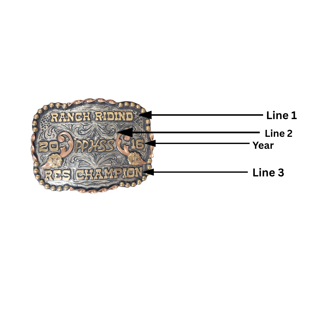 Award Trophy Buckle | Ribbon Buckle #22